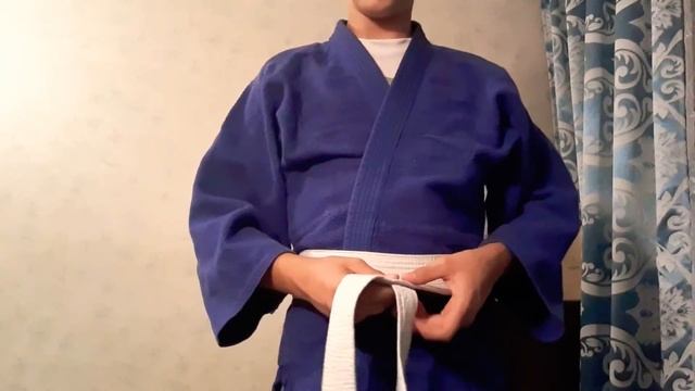 Как завязать пояс в дзюдо для начинающих!