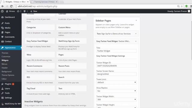 Wordpress Tutorial Easy Twitter Feed смотреть онлайн
