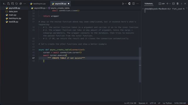 Python SQLite Tutorial: Advanced Overview - Async Decorators + CRUD Functions смотреть онлайн