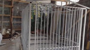 вольер для собаки на металокаркасе производство