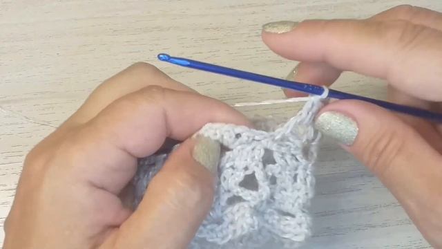 МК. Вязание узора крючком по кругу. СХЕМА. Расширение узора.