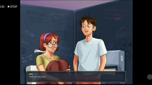 Miss Bissette walkthrough Part 1 || Summertime Saga || Private tutoring смотреть онлайн