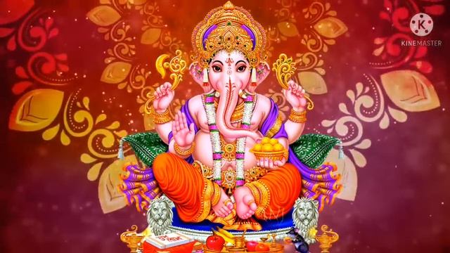 මහා ගණපති මන්ත්රය | ganesh mantra | om gam ganapathaye namo namaha | beautiful mantra смотреть онлайн