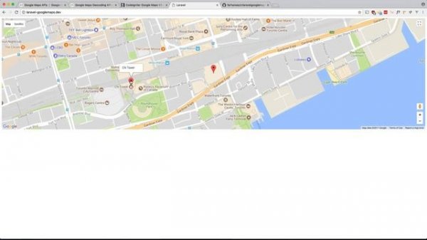 Google Maps API with Laravel