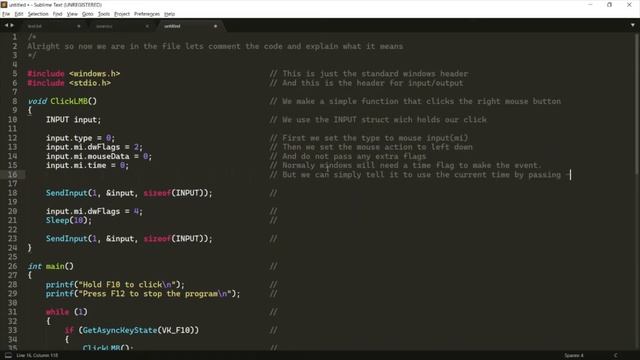 Auto Clicker with C win 32 API смотреть онлайн