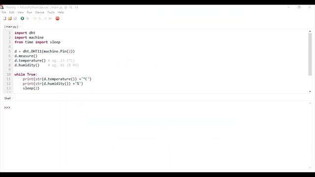 [MicroPython] [Voice] Use ESP32 DevkitC V4 to aquire signals of DHT11 sensor (2) смотреть онлайн