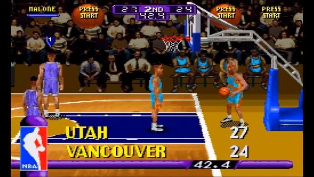 NBA Hang time (SNES) (Playthrough/ Gameplay) #1 смотреть онлайн