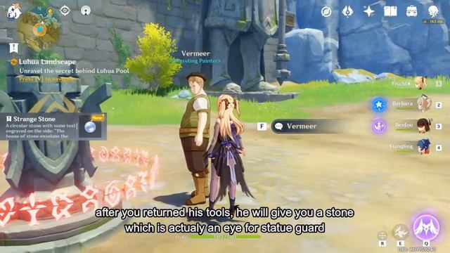 Luhua Landscape Side quest | Veermers Paintbrushes and Paint Location | Genshin Impact смотреть онлайн