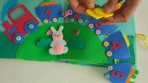 Развивающая мягкая книжка своими руками
