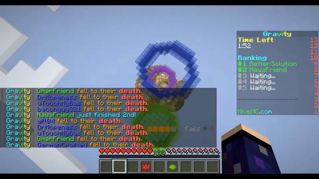 Star Milky Way plays... Minecraft Gravity minigame ! смотреть онлайн