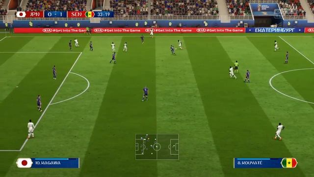 JAPAN v SENEGAL WORLD CUP 2018 SIMULATOR (FIFA 18 World Cup update) смотреть онлайн