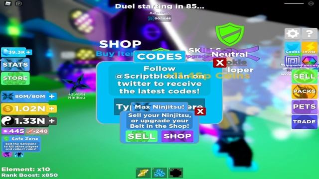 Roblox Ninja Legends Новые лучшие рабочие коды смотреть онлайн