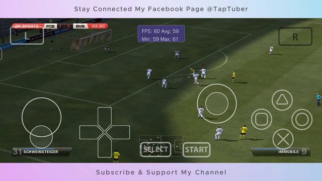 FIFA 15 Vita3k V10 Android ( 2X Resolution ) - Android Vita3k FIFA15 Gameplay ( 60Fps ) - Tap Tuber