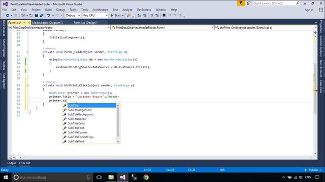C# Tutorial - Print DataGridView with Header & Footer Landscape | FoxLearn смотреть онлайн