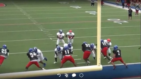 Power Run by Keilon at Duncanville HS Spring Practice