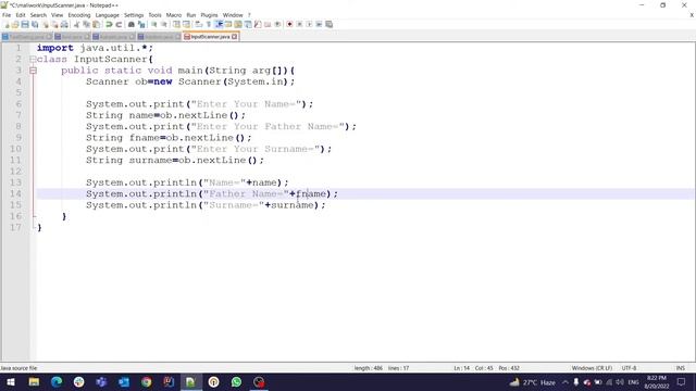 Taking Input from User In Java Using Scanner Class| Print Data in Scanner Class смотреть онлайн