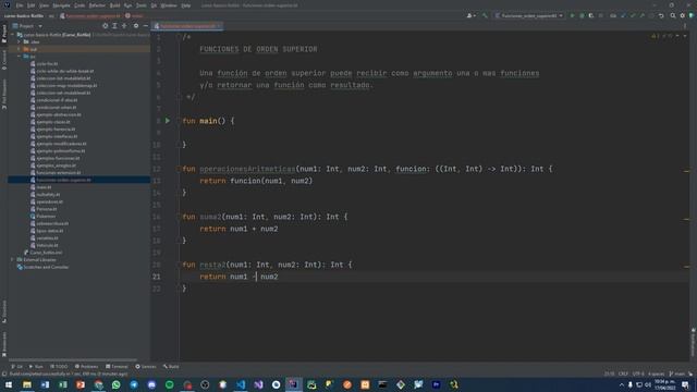 23 - Funciones de Orden Superior en Kotlin смотреть онлайн
