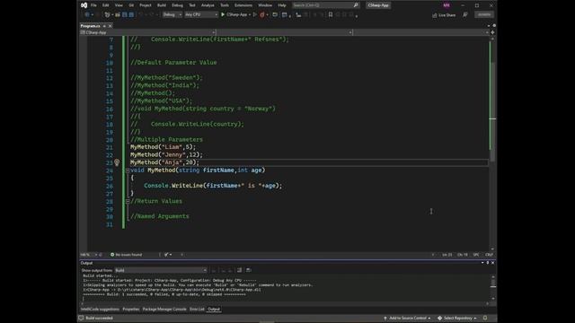 ?C# tutorial for beginners - Method Parameters смотреть онлайн