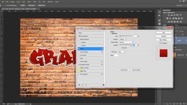 How to Create a Graffiti Effect in Photoshop смотреть онлайн