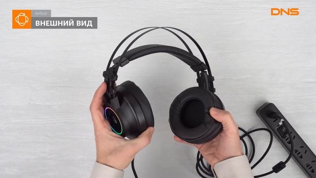 Распаковка наушников A4Tech Bloody G528C R / Unboxing A4Tech Bloody G528C R смотреть онлайн