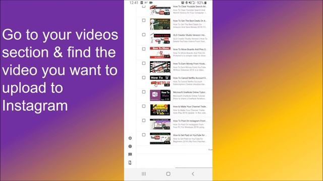 How To Post A Youtube Video On Instagram смотреть онлайн