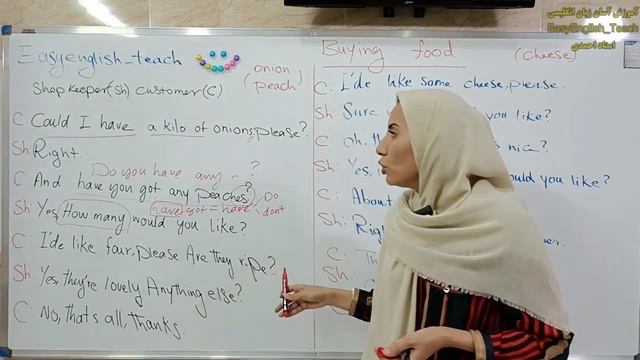 آموزش زبان انگلیسی - مکالمه خرید مواد غذایی - فاطمه احمدی - آموزش مکالمه و گرامر - Buying food смотреть онлайн