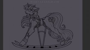 [GORE/13+] Rocking Horse Redraw (3.0) - MLP Speedpaint