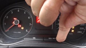 Сброс счетчика ТО Volkswagen polo sedan