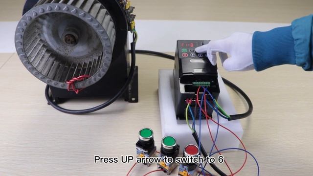 M-driver 900 Series Inverters Run By External Terminals #variablefrequencydrives #variador