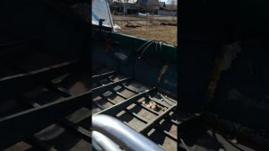 Подготовка лодки Крым замена полов