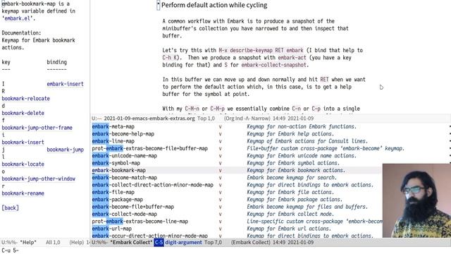 Emacs: Embark and my extras смотреть онлайн
