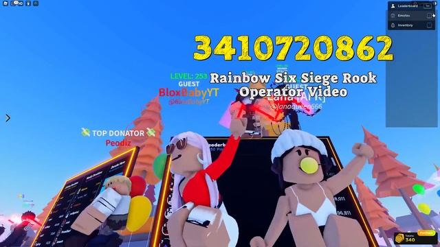 RAINBOW SIX Roblox Song Codes смотреть онлайн