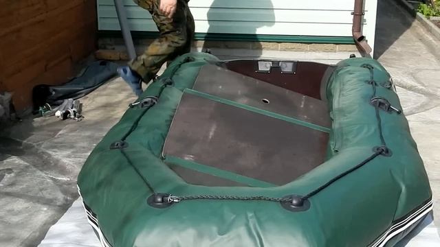 Троллинг. Оригинальный киль на лодку ПВХ (3 м) смотреть онлайн