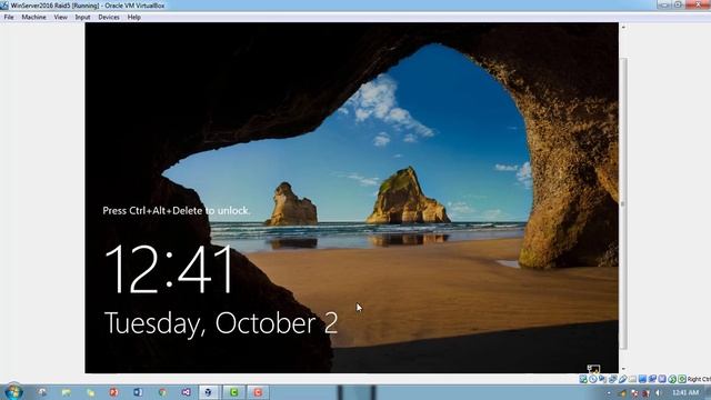 How to Create Raid 5 in Windows Server 2016 using Virtual Box смотреть онлайн