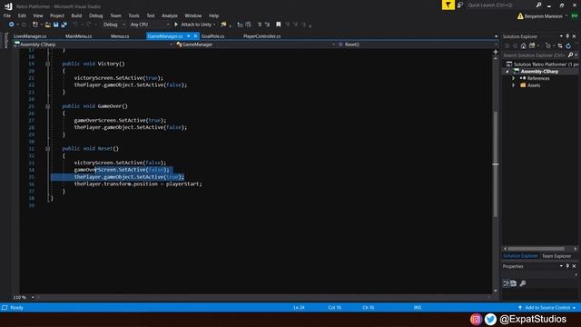 2D Retro Platformer Tutorial - Unity - pt.9 (PlayerPrefs, re-spawn & Coroutines) смотреть онлайн