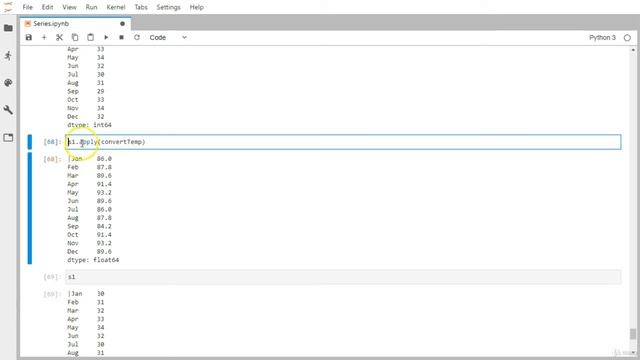 apply and map method in Pandas смотреть онлайн