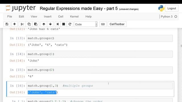 Python Regular expressions -part #6 -Introduction To Groups смотреть онлайн