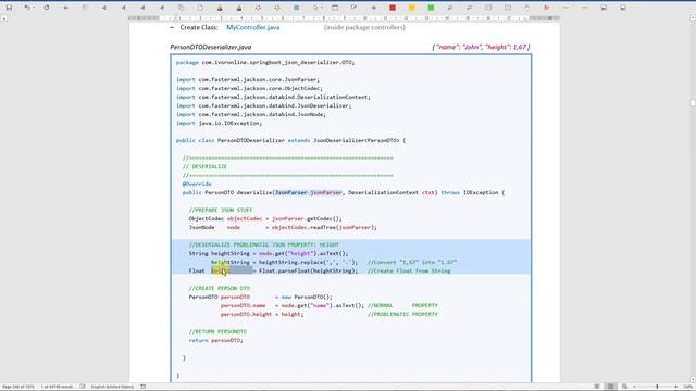 Spring Boot - Quick Start: 5.1 JSON - Deserialize - Part 4 - JsonDeserialize смотреть онлайн