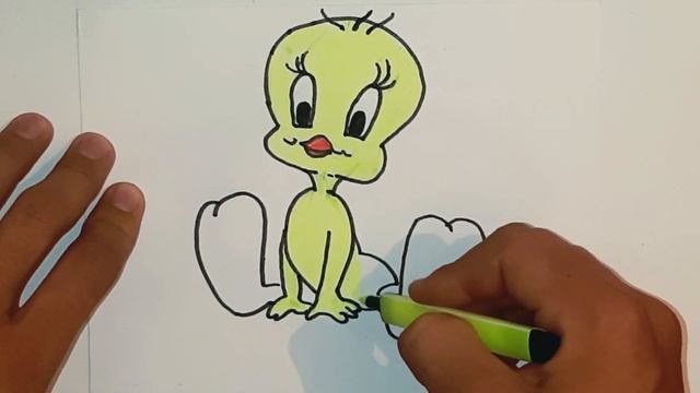How to draw a duck picture? | Как нарисовать картинку утки? смотреть онлайн
