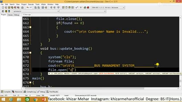 Bus Reservation System in C++ | Bus Reservation System Project in C++ Projects With Source Code Urd смотреть онлайн