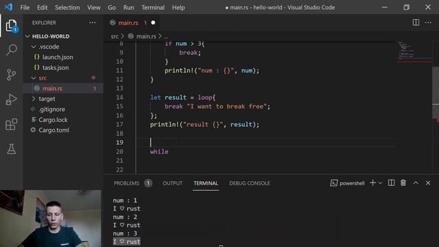 Циклы loop | while | for. Язык Rust смотреть онлайн