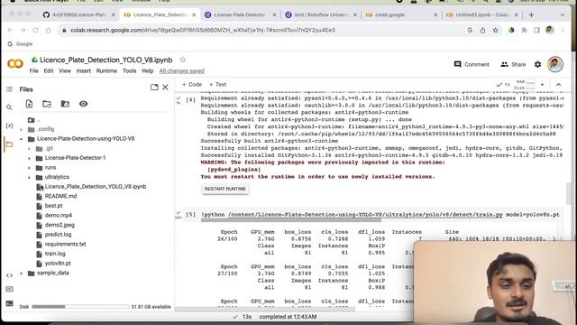 Train YOLO V8 on Custom Dataset for Object Detection | Licence Plate Detection Model Training смотреть онлайн