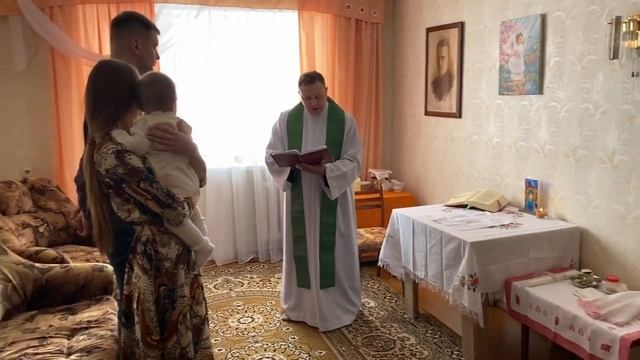 Католические крестины ребёнка 2021 смотреть онлайн