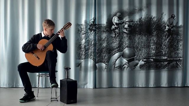 «День Победы» на гитаре fingerstyle смотреть онлайн
