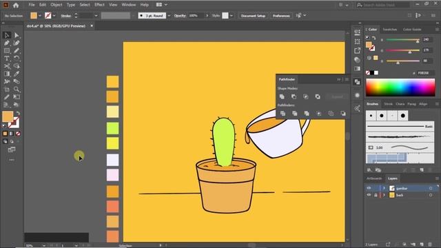 ILLUSTARTOR CC TUTORIAL 2020| REDRAW MOST VIEWED GALSHIR VIDEO WITH 3M VIEWS||FROM AI DRAW TO AI CC смотреть онлайн