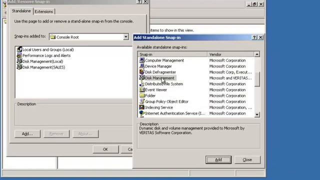 Microsoft Management Console (Windows Server 2003) смотреть онлайн