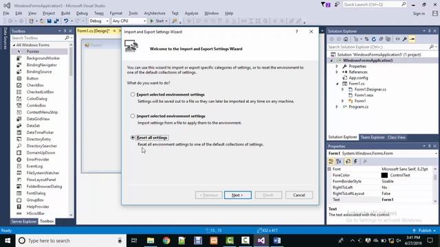 HOW TO RESET DEFAULT SETTING FOR VISUAL STUDIO || AMJAD ALI || IN HINDI/URDU смотреть онлайн