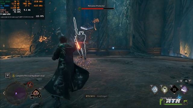 Hogwarts Legacy: DLSS 2.0 | MAXIMUM Graphics | RTX 2060 Super 8GB + Ryzen 5 3600x | 1080p смотреть онлайн