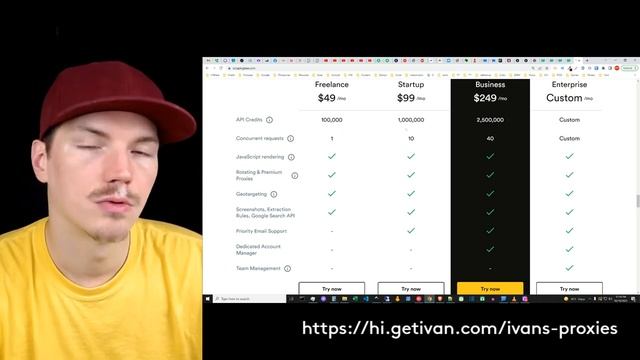 Webshare VS ScrapingBee Rotating API Proxies смотреть онлайн