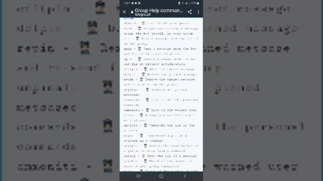 an advanced telegram group management bot group help, introduction to the commands. смотреть онлайн